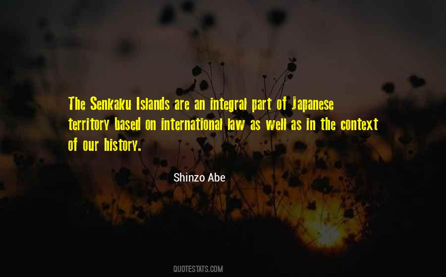 Shinzo Abe Quotes #1229137