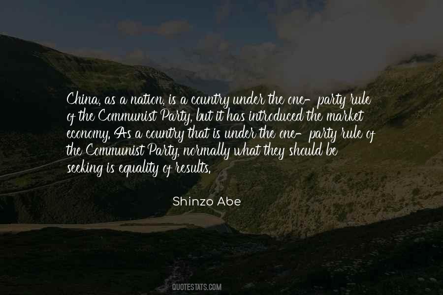 Shinzo Abe Quotes #1306802