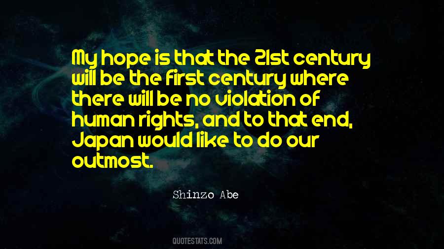 Shinzo Abe Quotes #1805679
