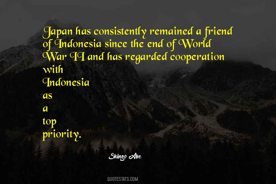 Shinzo Abe Quotes #244909