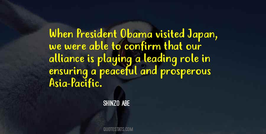 Shinzo Abe Quotes #451505