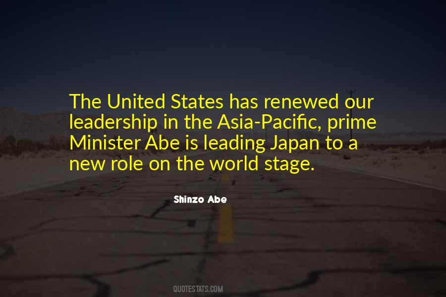 Shinzo Abe Quotes #665549