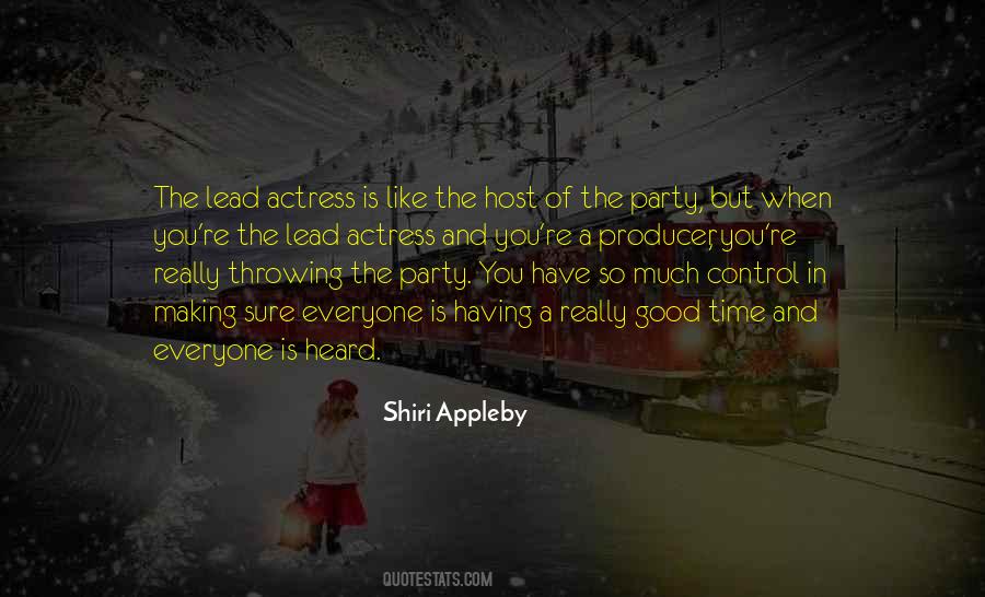 Shiri Appleby Quotes #1584502