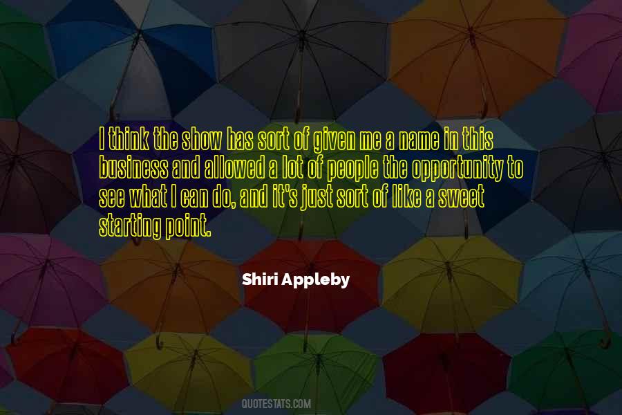 Shiri Appleby Quotes #691510