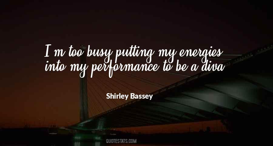 Shirley Bassey Quotes #1298144