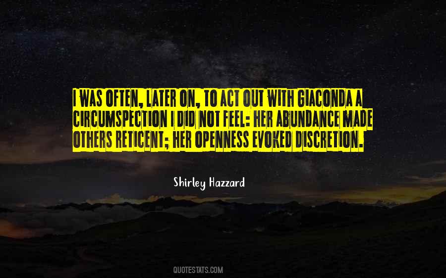 Shirley Hazzard Quotes #1124585
