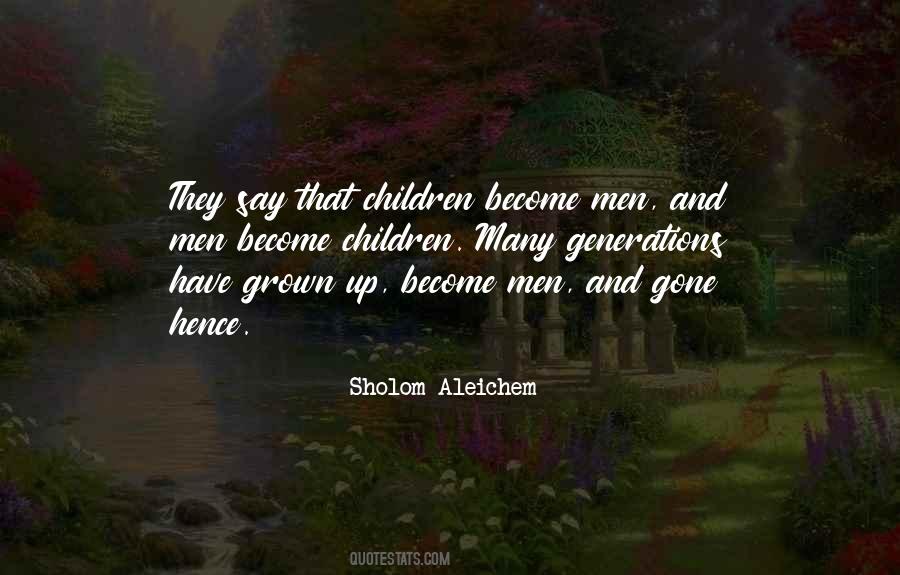 Sholom Aleichem Quotes #811512