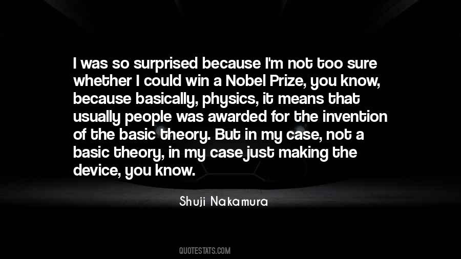 Shuji Nakamura Quotes #588782