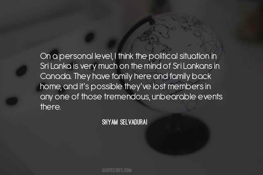 Shyam Selvadurai Quotes #1864566