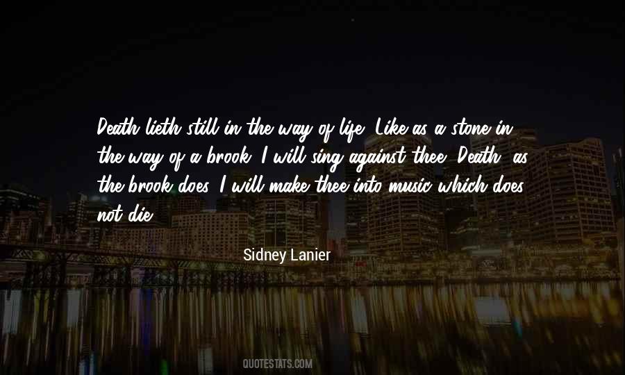 Sidney Lanier Quotes #1680846