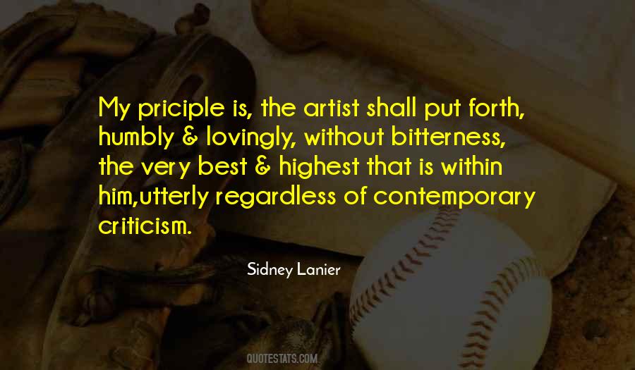 Sidney Lanier Quotes #230765