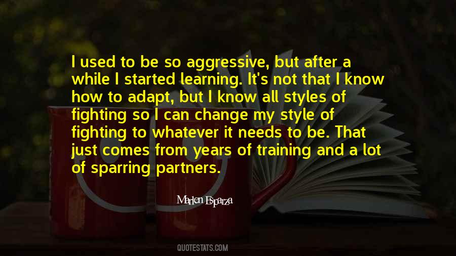 Quotes About Sparring Partners #304085