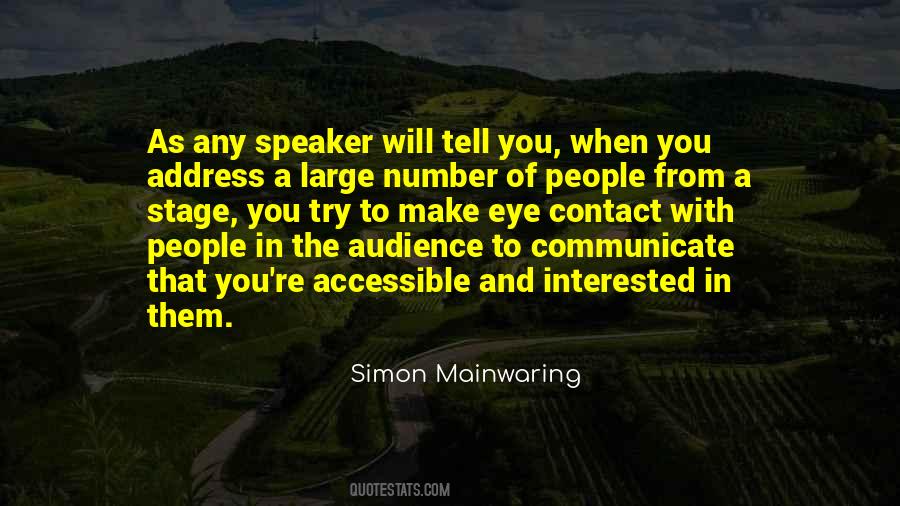 Simon Mainwaring Quotes #1105133