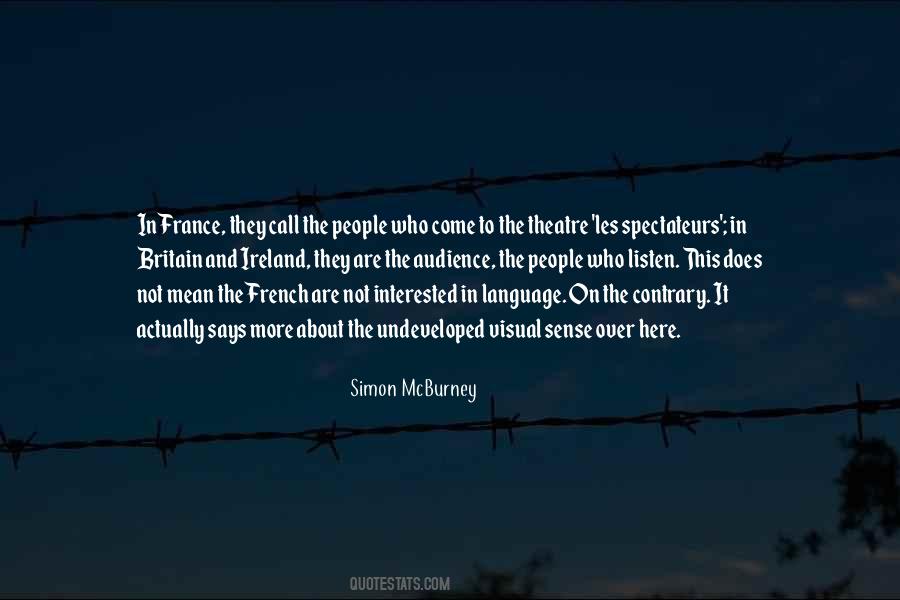 Simon Mcburney Quotes #424593