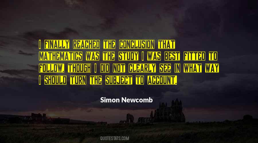 Simon Newcomb Quotes #1614363