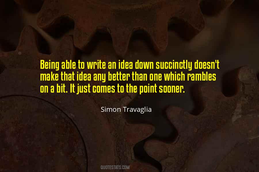 Simon Travaglia Quotes #1390432