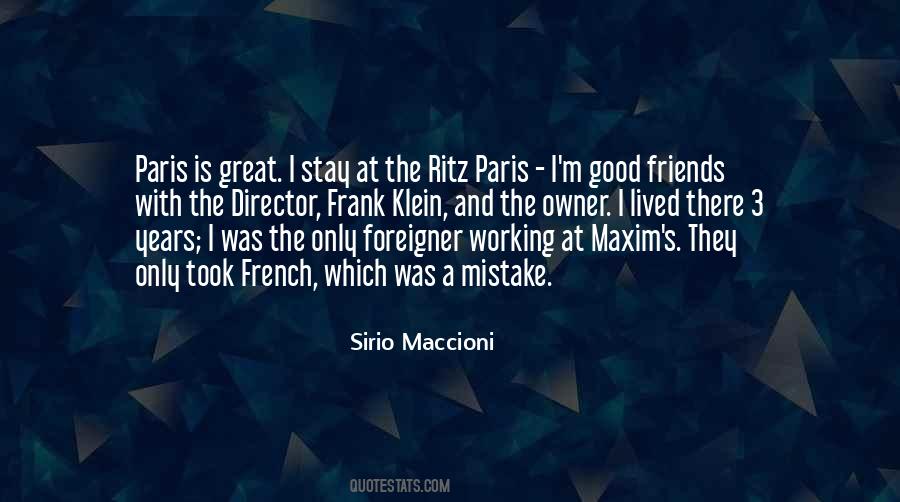 Sirio Maccioni Quotes #1349037