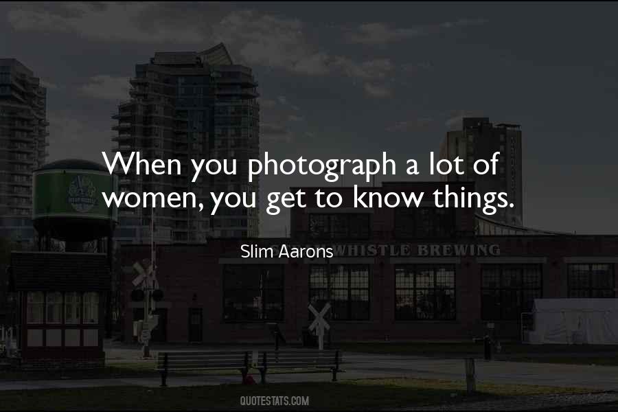 Slim Aarons Quotes #540526