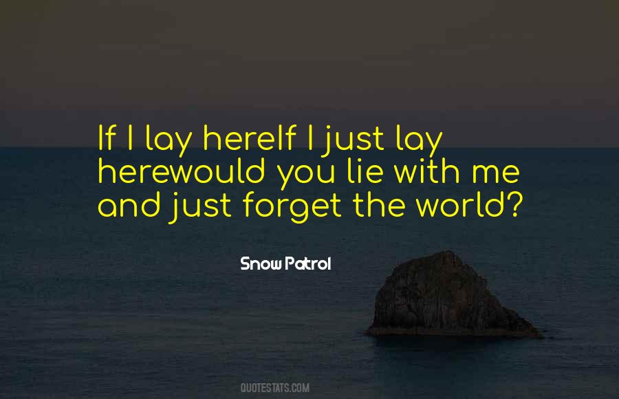 Snow Patrol Quotes #255468