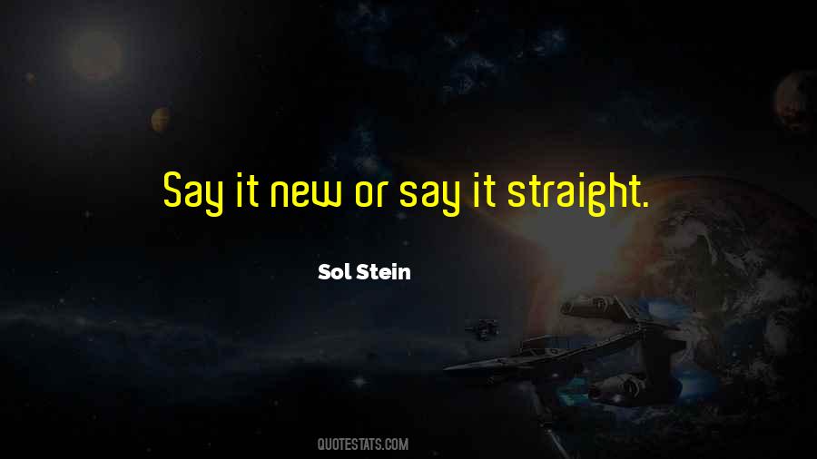 Sol Stein Quotes #1628457