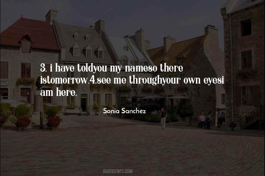 Sonia Sanchez Quotes #1527385