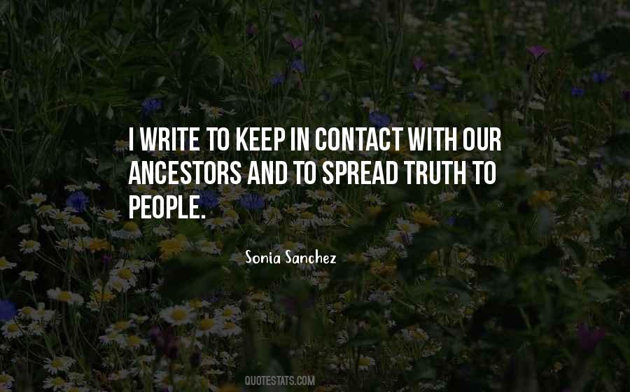 Sonia Sanchez Quotes #1757495