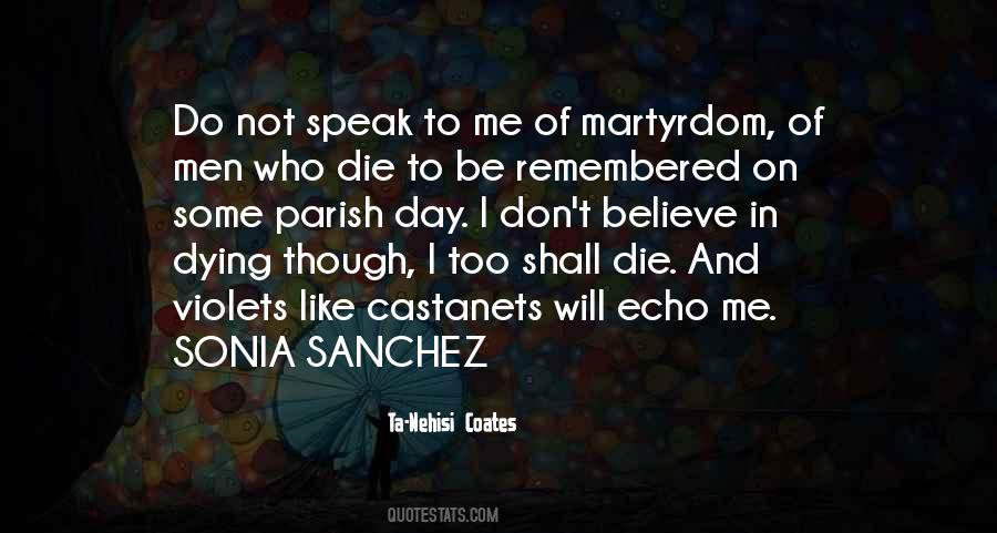 Sonia Sanchez Quotes #341741