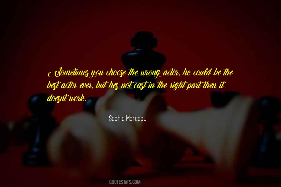 Sophie Marceau Quotes #950308