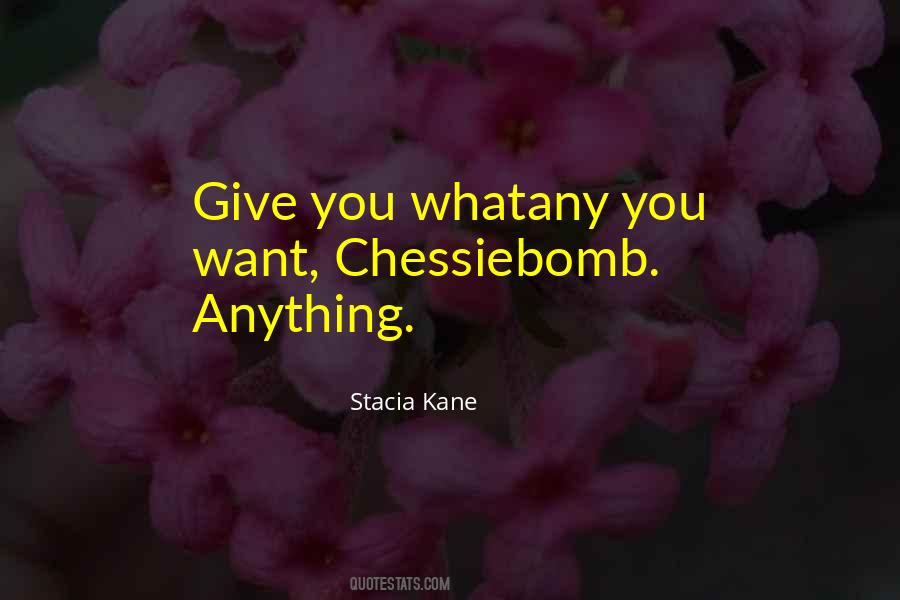 Stacia Kane Quotes #690066