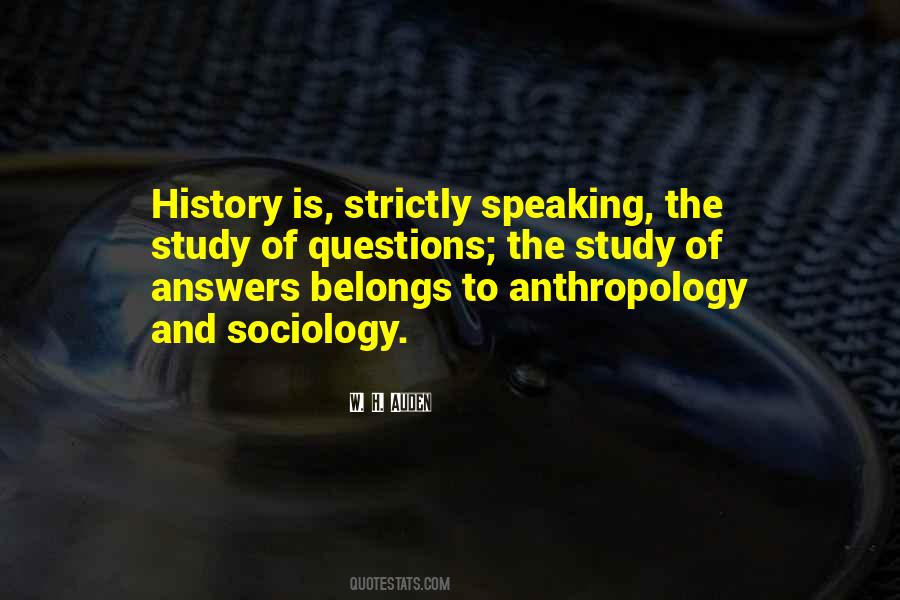 Quotes About Sociology And Anthropology #755951
