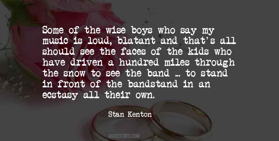 Stan Kenton Quotes #1274933