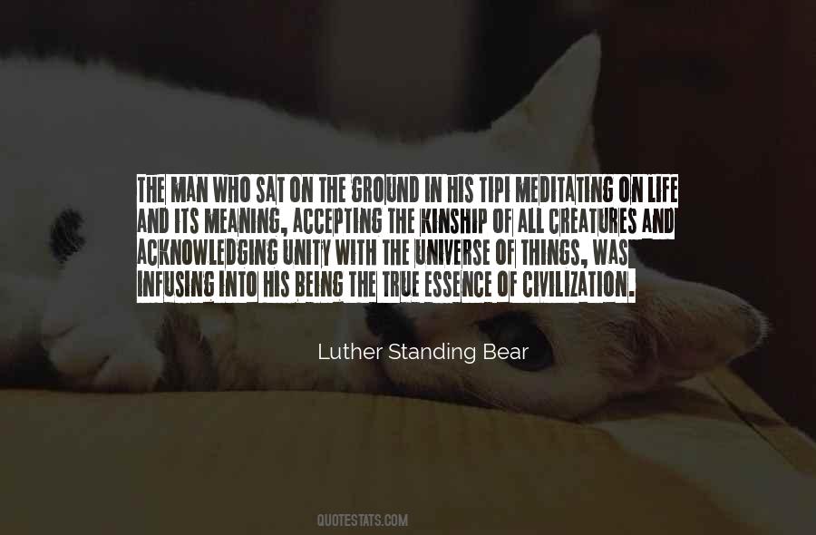 Standing Bear Quotes #463499