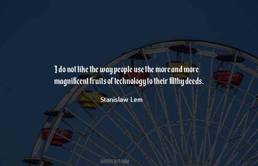 Stanislaw Lem Quotes #1211679