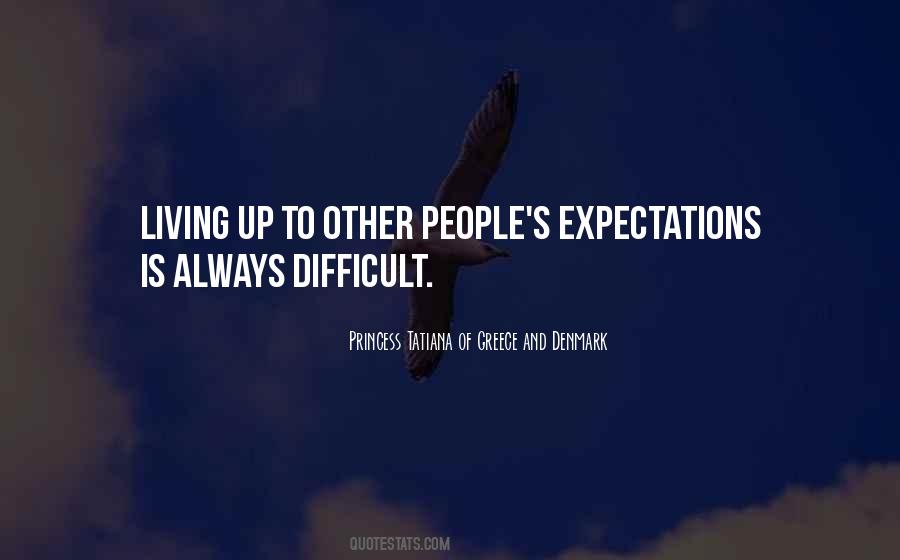 Quotes About People's Expectations #338771