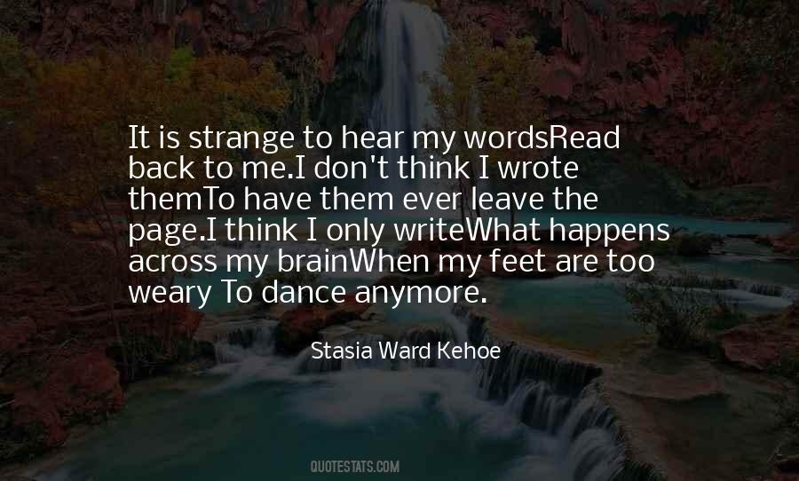 Stasia Ward Kehoe Quotes #1719016