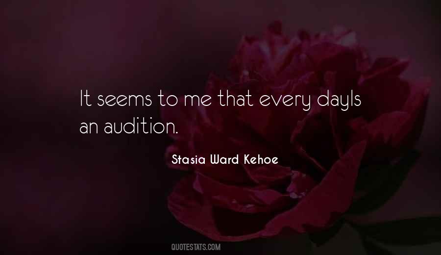 Stasia Ward Kehoe Quotes #191872