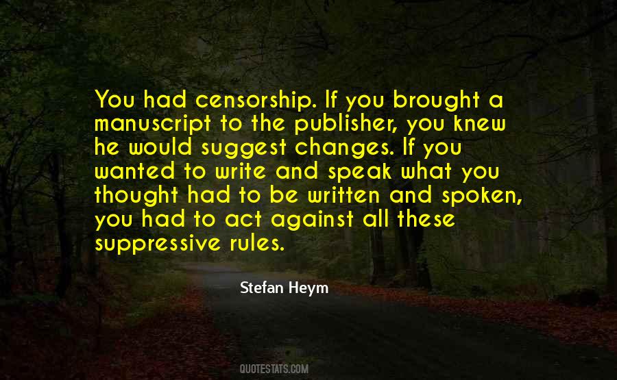 Stefan Heym Quotes #320536