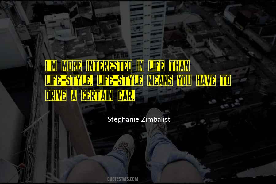 Stephanie Zimbalist Quotes #1021629