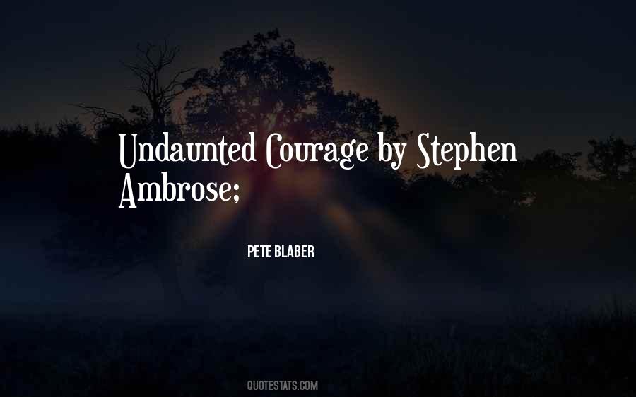 Stephen Ambrose Quotes #713767