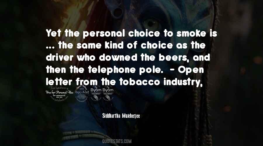 Quotes About Tobacco Industry #1037763