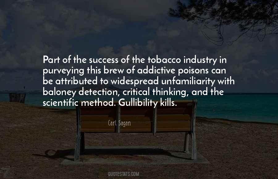 Quotes About Tobacco Industry #367775