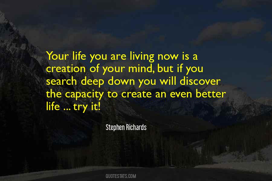 Stephen Richards Quote: “Stand out from the crowd, be yourself.”