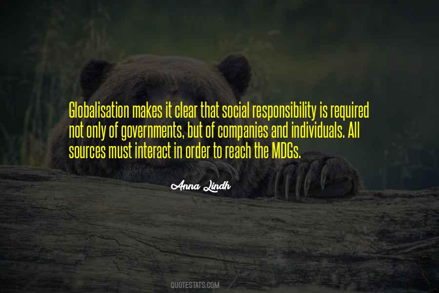 Quotes About Social Responsibility #115408