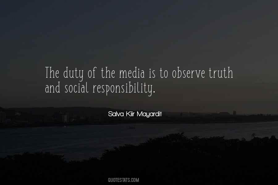 Quotes About Social Responsibility #1197083