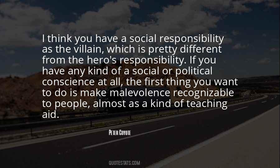 Quotes About Social Responsibility #416699