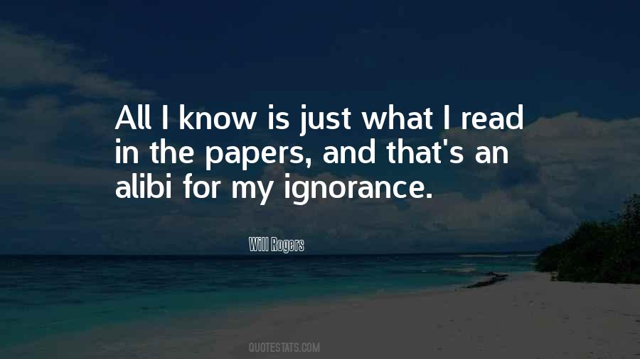 Quotes About Alibi #152168