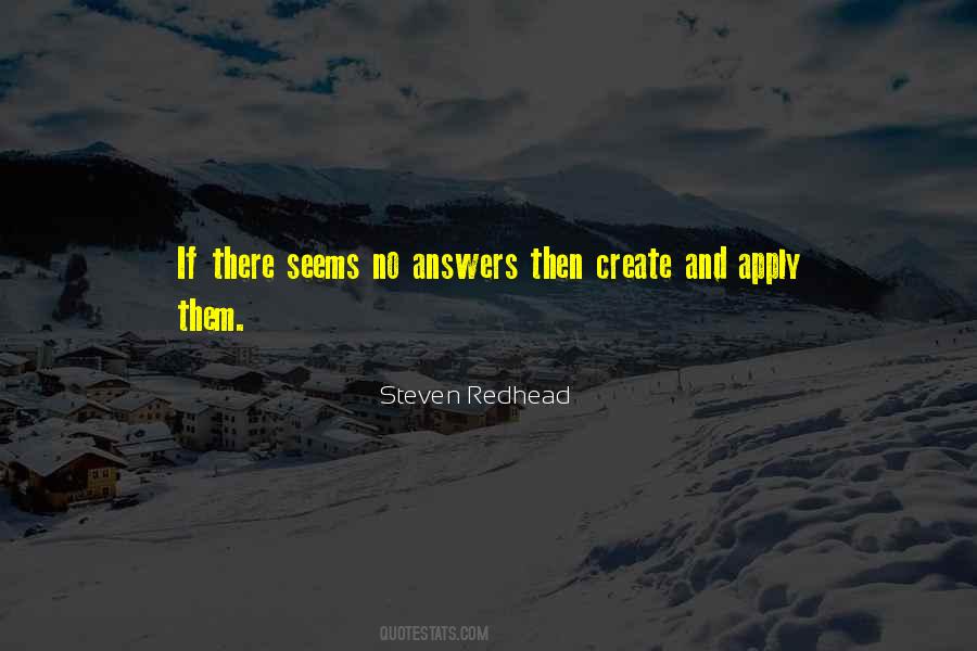 Steven Redhead Quotes #275519