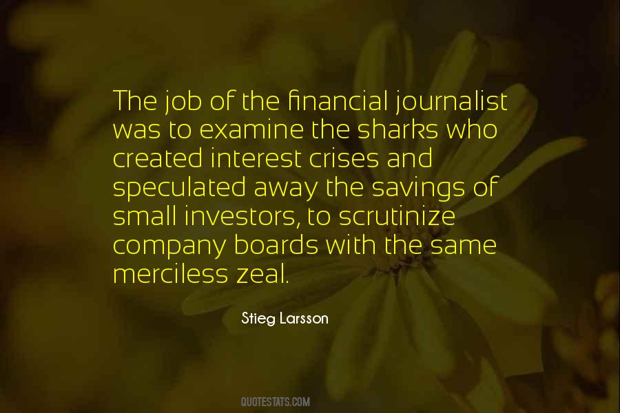 Stieg Larsson Quotes #282685