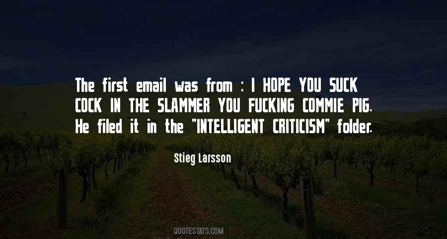 Stieg Larsson Quotes #47442