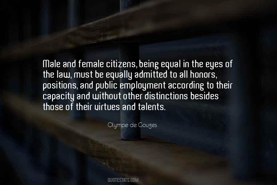 Quotes About Being Equal #1559833